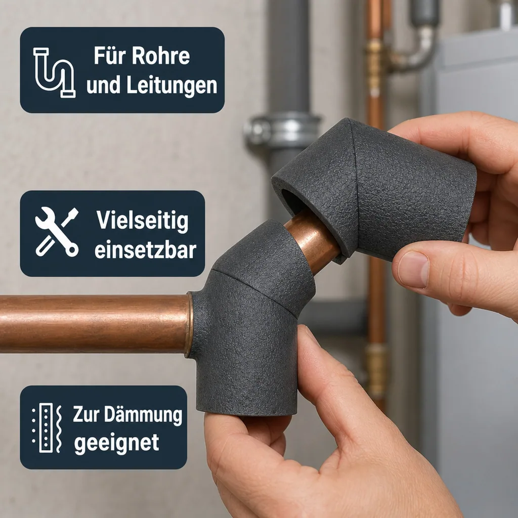 Selbstklebender Isolierbogen Ø 28 mm x 13 mm