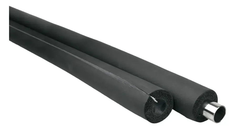 AEROFLEX® SH XT Rohrisolierung, 2 m, selbstklebend, flexibles Dämmmaterial aus geschlossenzelligem Schaumgummi, schwarz, 28 x 15 mm