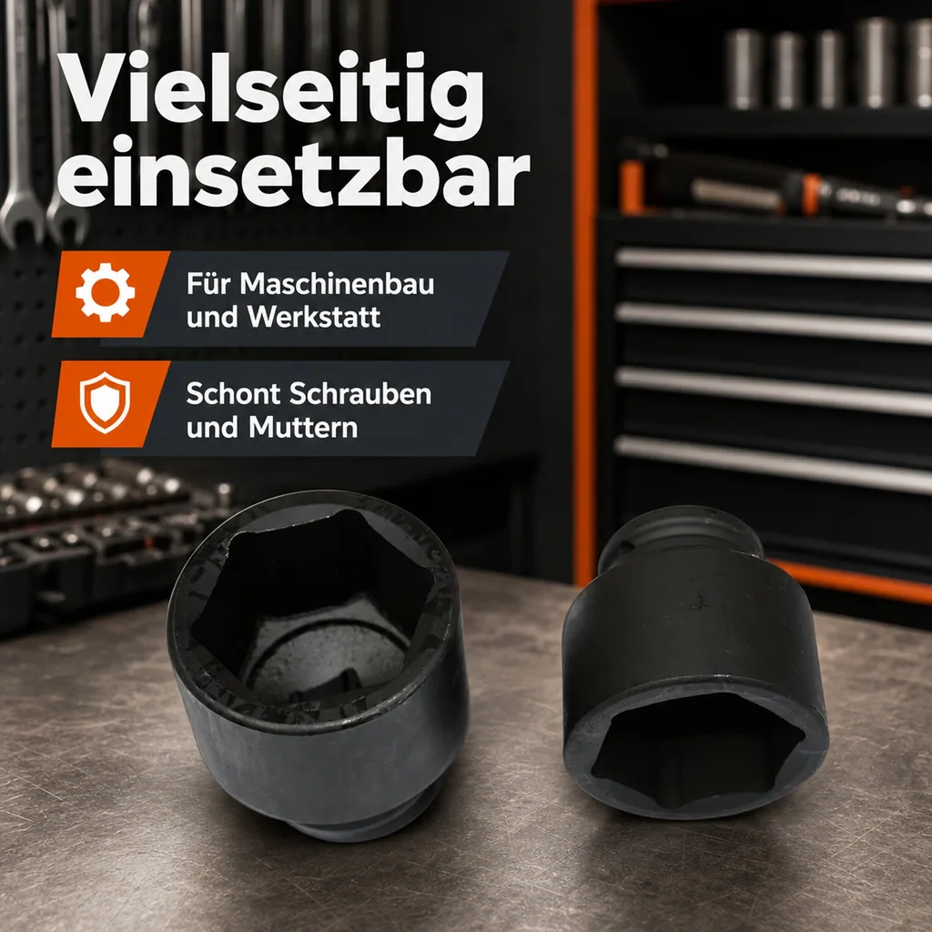 3 4 zoll Nuss, 30mm Nuss, SW30, 54mm Länge, Cr-Mo, 6pt