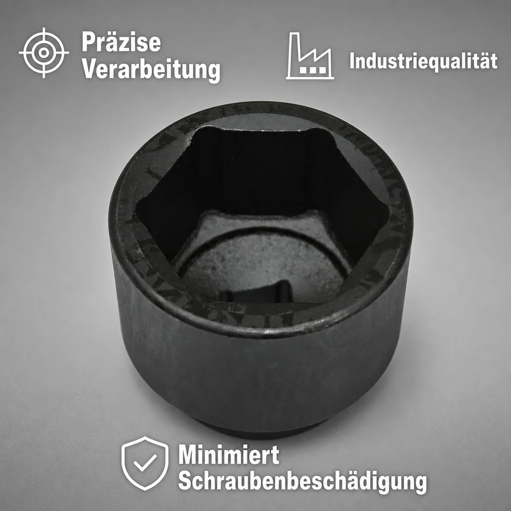 3/4 Zoll Nuss SW 46, 64mm, Schlagschraubernuss, 6pt