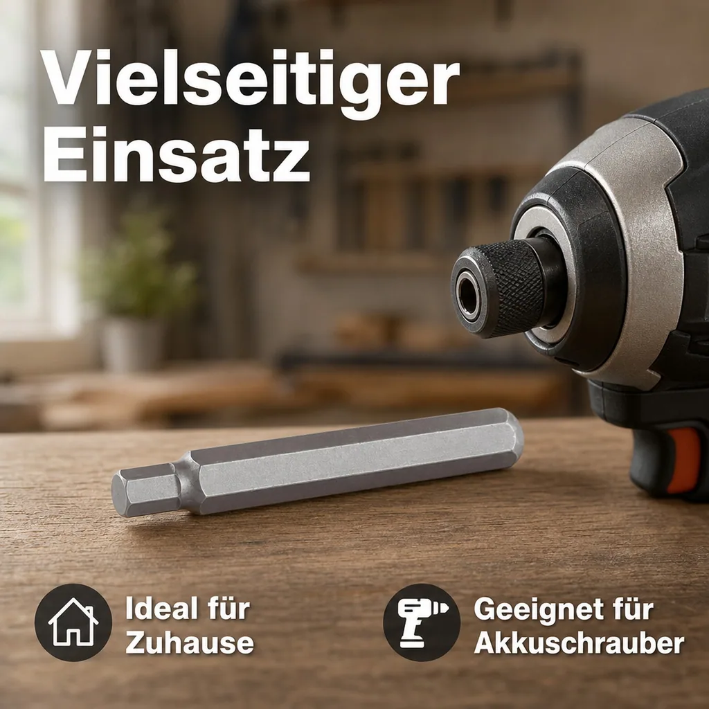 Innensechskant 5mm, 75mm, S2 Stahl Bit, Werkzeug