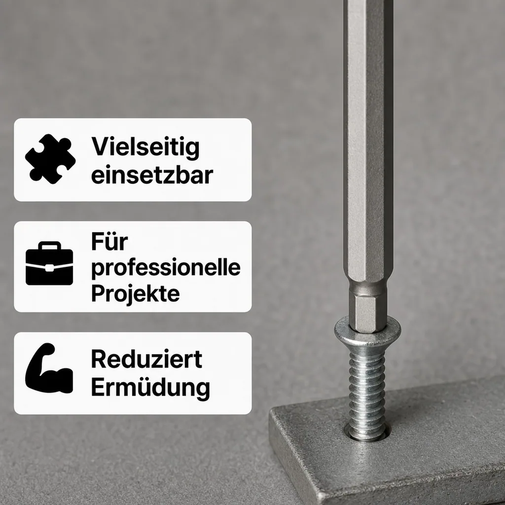 Innensechskant 7mm, Innensechskant Nuss, 75mm langer Innensechskant Bit