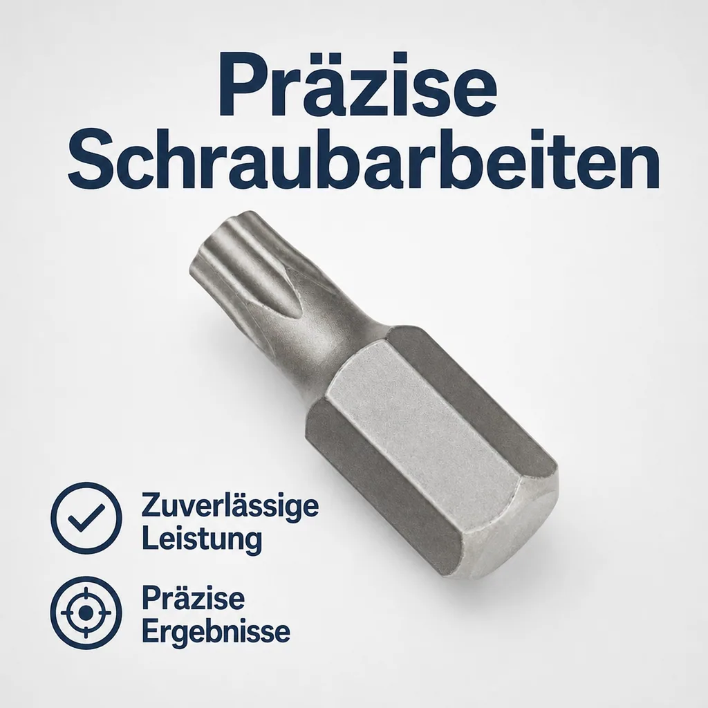 Innensechskant Bit T50, 10mm Hex, S2 Stahl