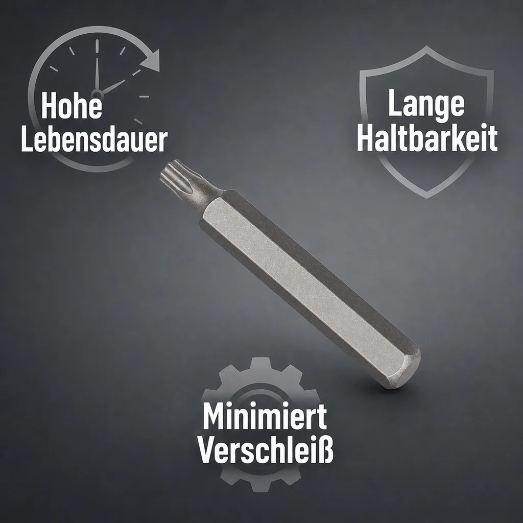 Innensechskant T30 Bit, 10mm Hex, 75mm, S2 Stahl