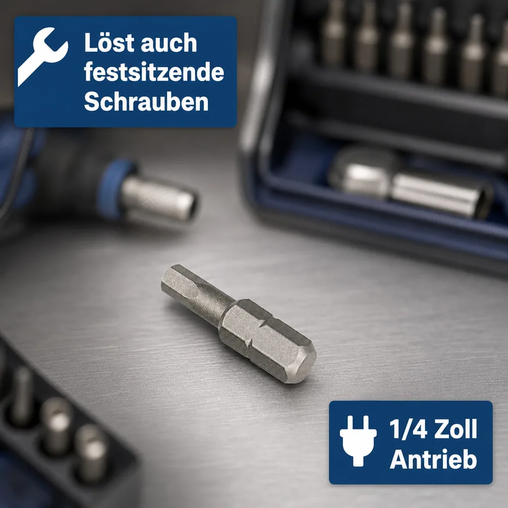 Innensechskant 2,5 mm, Innensechskant, L=25mm, S2 Stahl