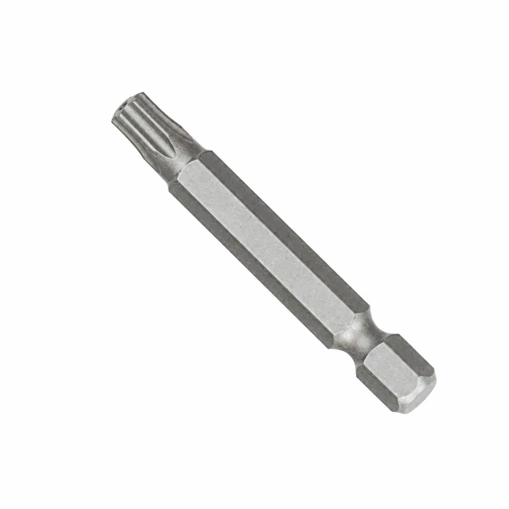 Innensechskant Bit mit Bohrung, T15, 1/4 Zoll, 50mm, S2 Stahl