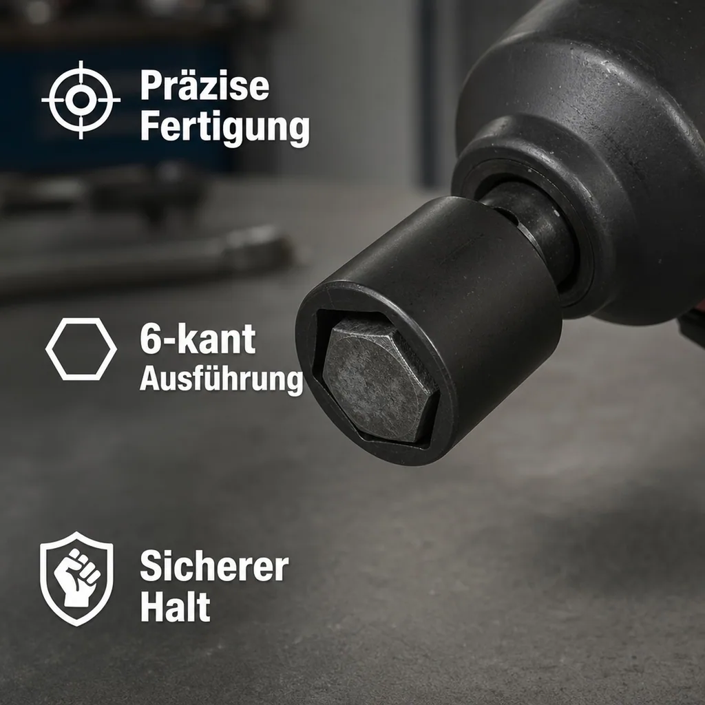 3 4 Zoll Nuss, 26mm Nuss, Cr-Mo, SW 26, Industriequalität