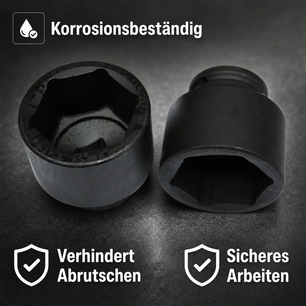 3/4 Zoll Nuss, 35mm SW 35, Cr-Mo, Industriequalität