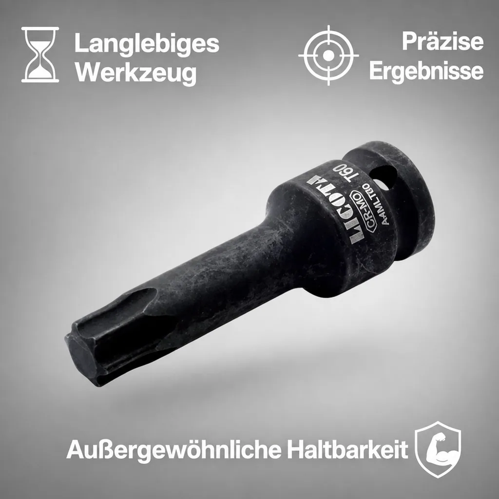 Innensechskant Nuss T40, 1/2 Zoll, Cr-Mo Stahl