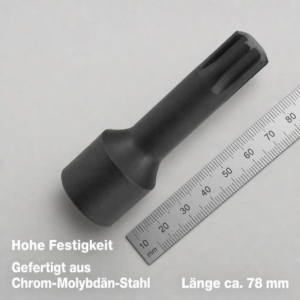Ribe Nuss, Schlagschrauber Stecknuss, 1/2 Zoll, RM5, 78mm, 10 Stk