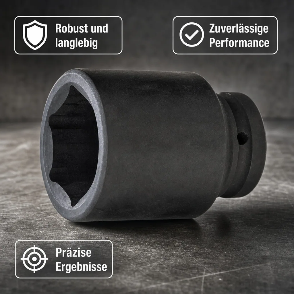 3/4 Zoll Nuss, SW30, Schlagschrauber Nuss, Cr-Mo Stahl, Industriequalität