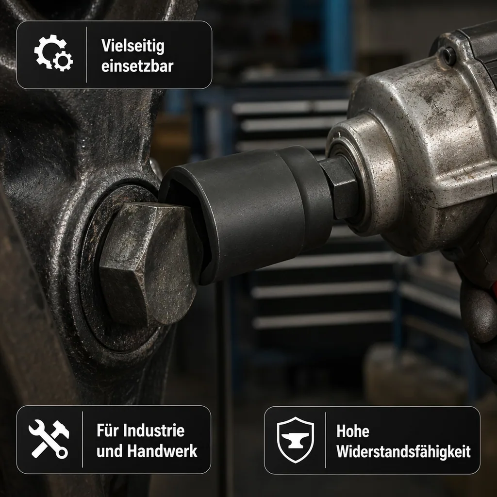 3/4 Zoll Nuss, 38mm SW 38, Schlagschraubernuss, Cr-Mo