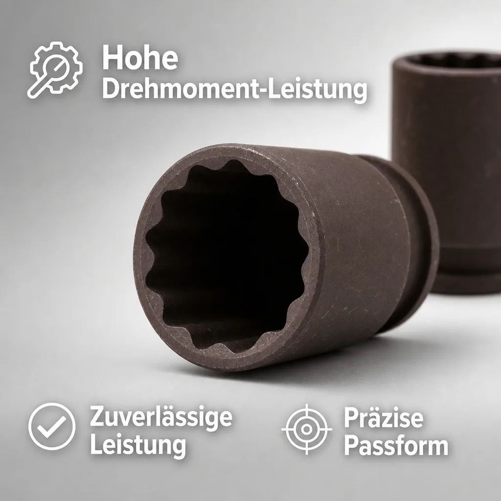 Schlagschraubernuss 1/2 Zoll Nuss SW 36 Cr-Mo 12-Kant