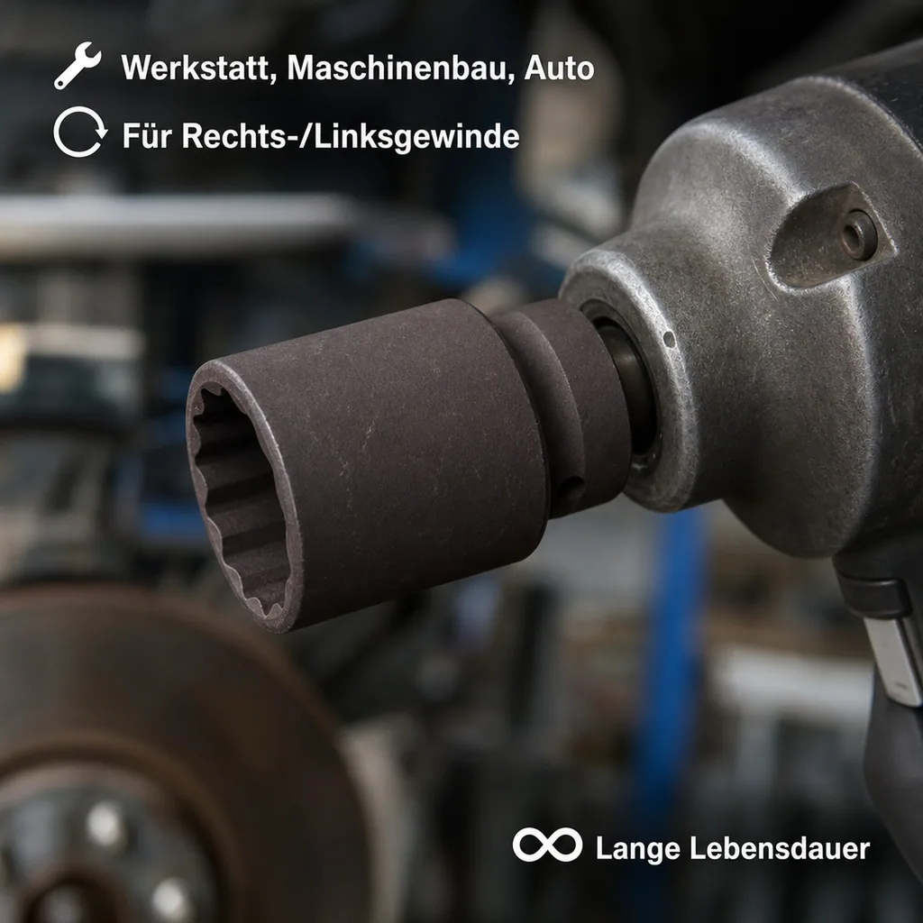 Schlagschraubernuss 1/2 Zoll Nuss SW 36 Cr-Mo 12-Kant