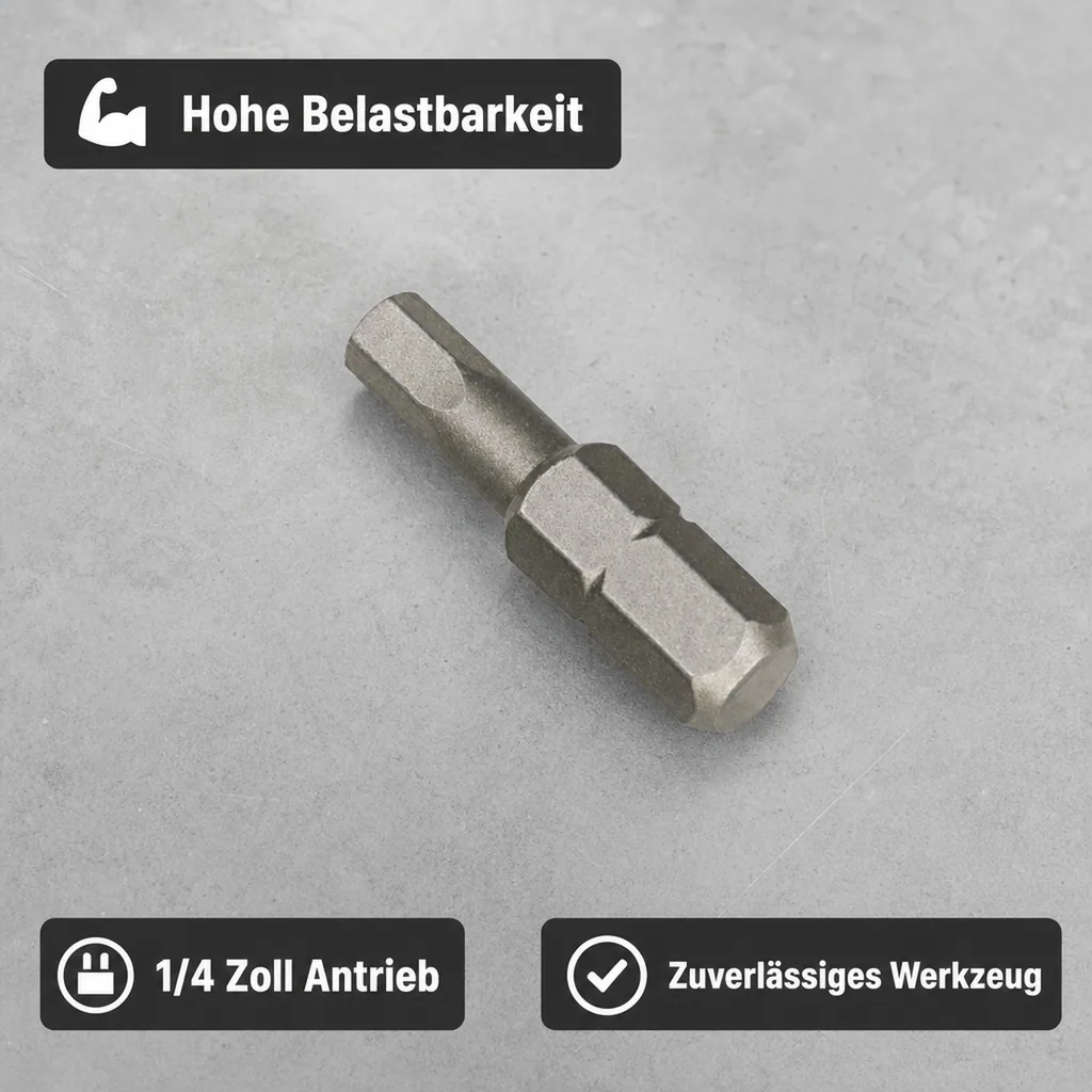 Innensechskant 2.5 mm, Innensechskant, kurz, 30mm, 1/4 Zoll