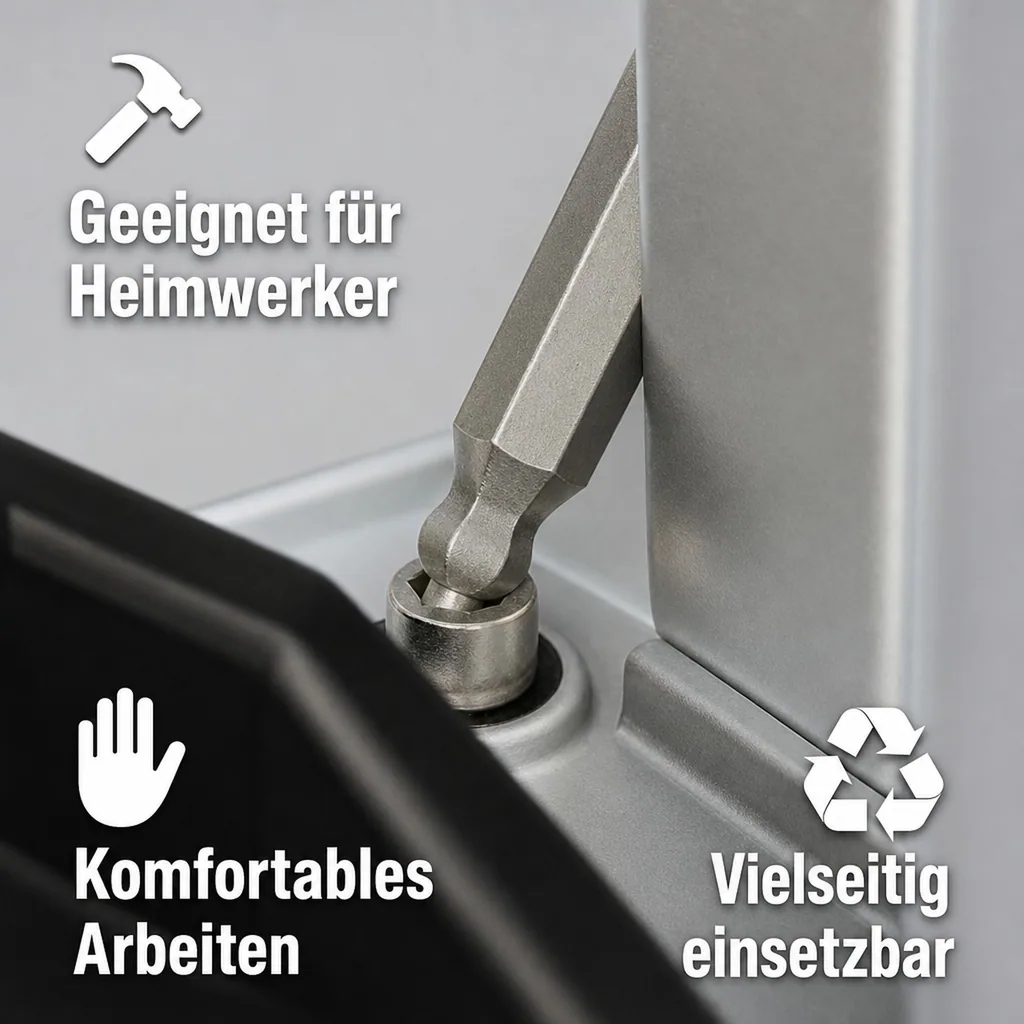Kugelkopf Innensechskant, 5mm Innensechskant, S2 Stahl