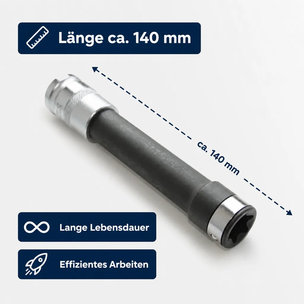 Aussen Innensechskant, Innensechskant E20, Steckschlüssel, E-Profil Nuss, 1/2 Zoll