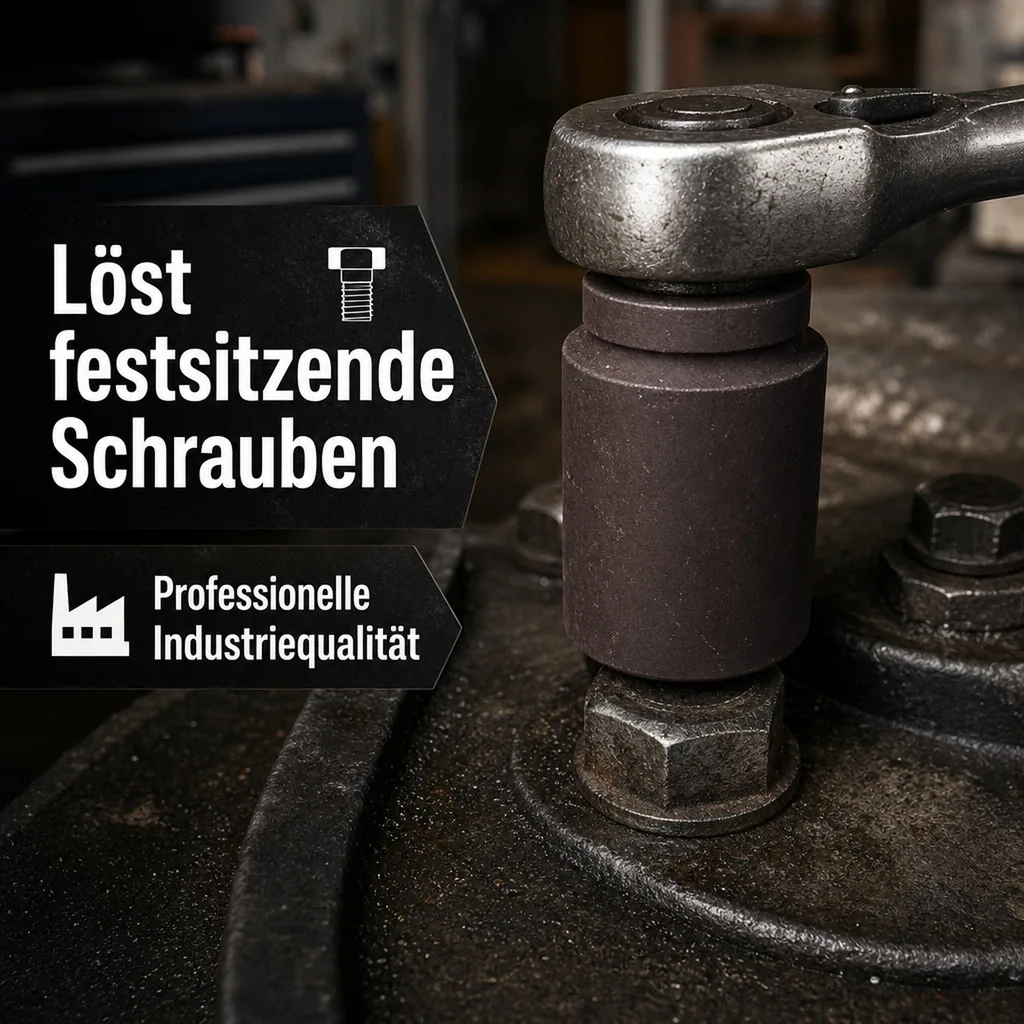Schlagschraubernuss 1/2 Zoll, 38mm Nuss, Cr-Mo, 12-Kant