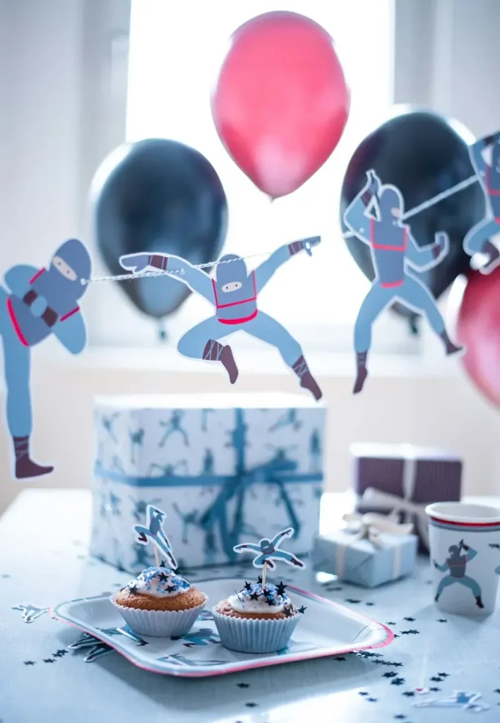 Ava & Yves Cupcake Set Ninjas