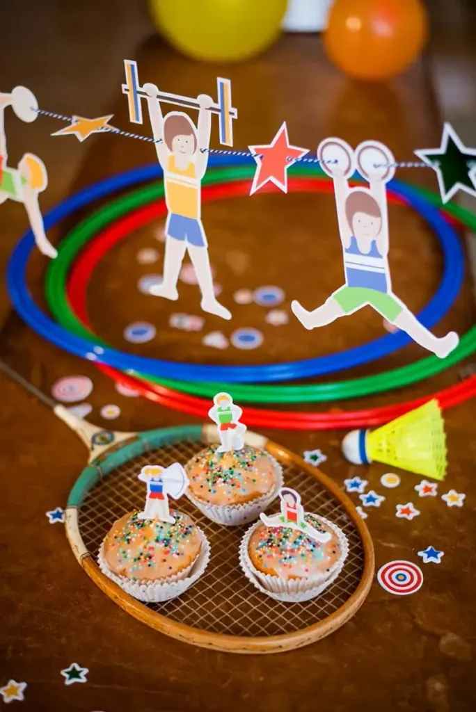 Ava & Yves Cupcake Set Athleten