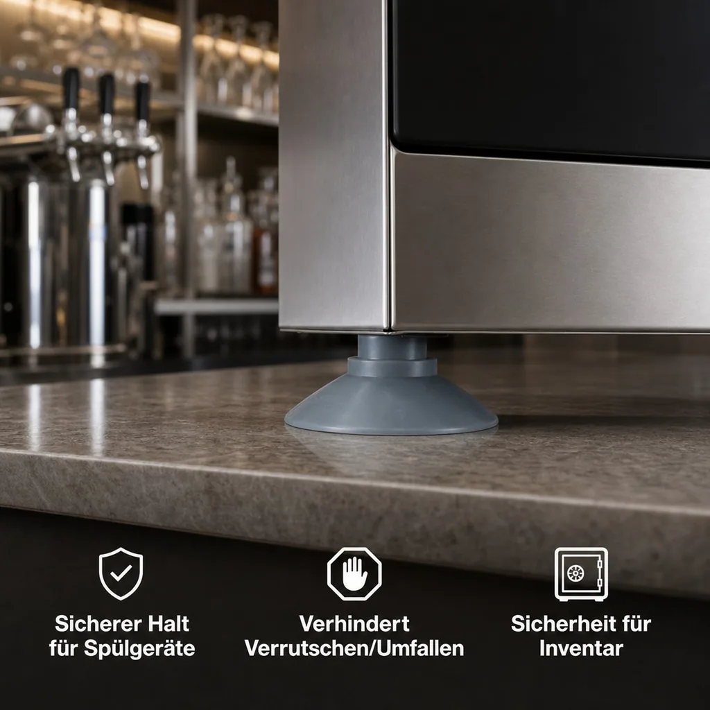 Saugfuss für alle Delfin Gläserspülgerät