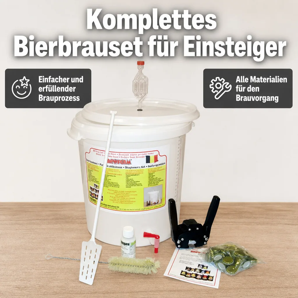 BREWFERM Bierbrauset - Startpaket Komplett, Ihr Tor zur Welt des selbstgebrauten Bieres!