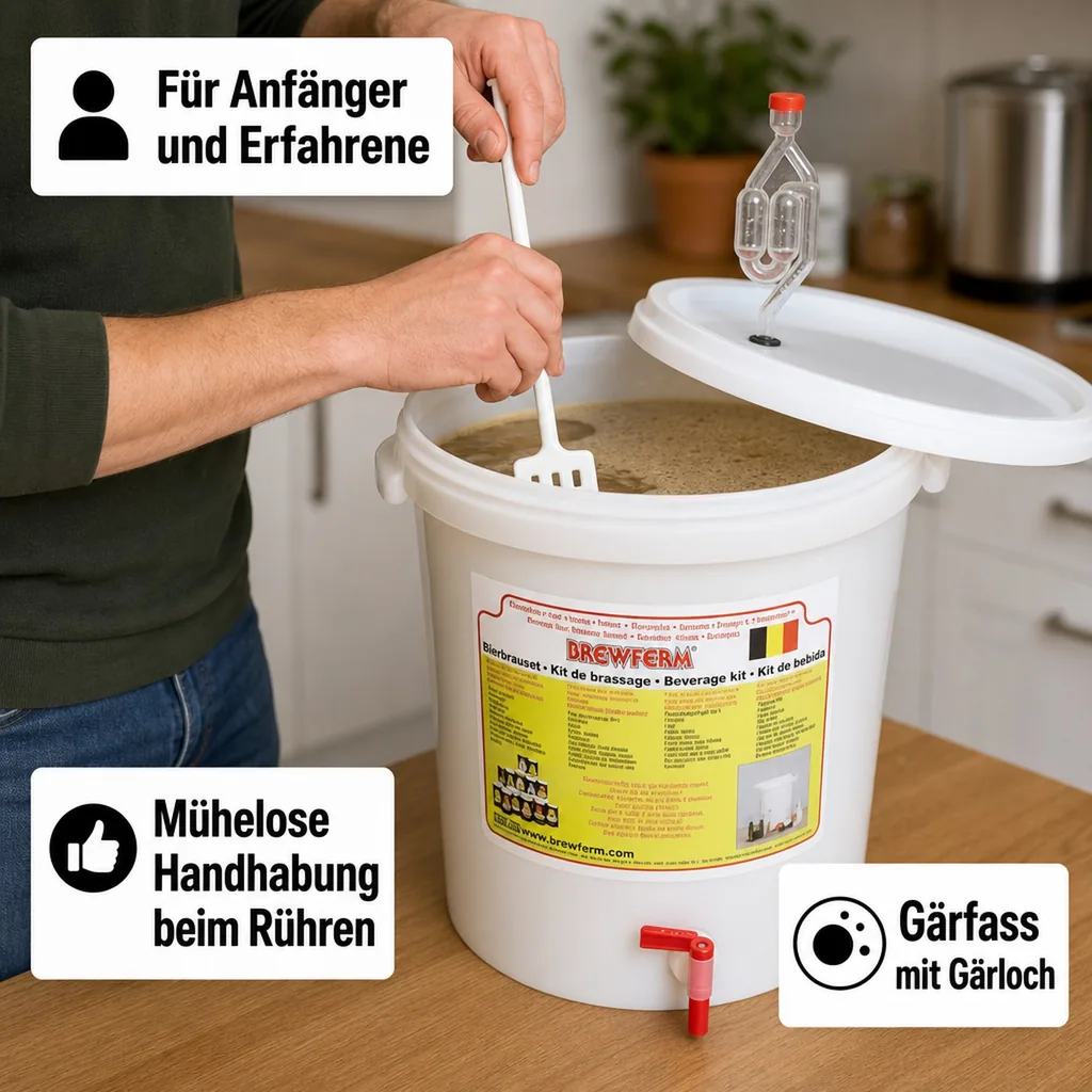 BREWFERM Bierbrauset - Startpaket Komplett, Ihr Tor zur Welt des selbstgebrauten Bieres!