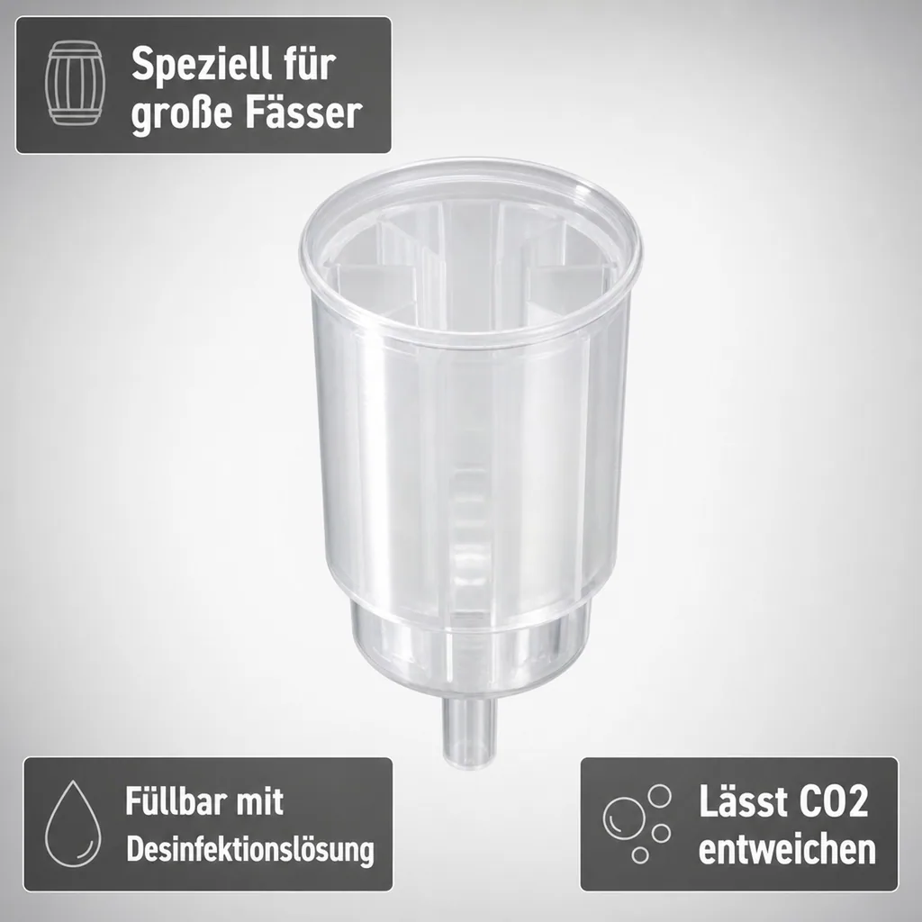 Gärspund DUPLEX 2 für Bierfässer bis 500 - 1000 Liter