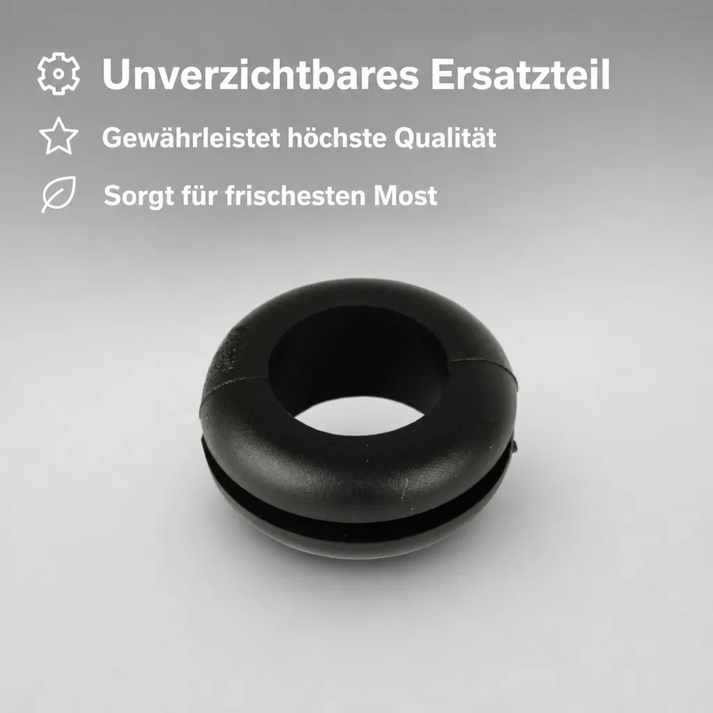 Mostfass-Dichtungsgummi für Gärungseimer & DK 017.630.5 Verschlusskappe