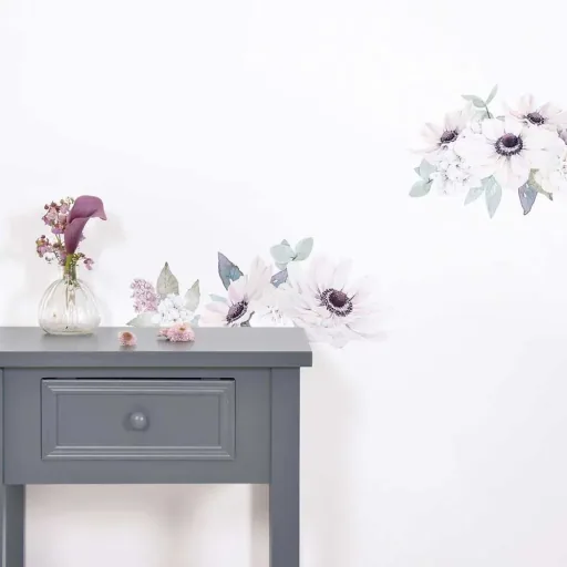 Lilipinso Wandsticker A3 Anemonensträusschen flieder