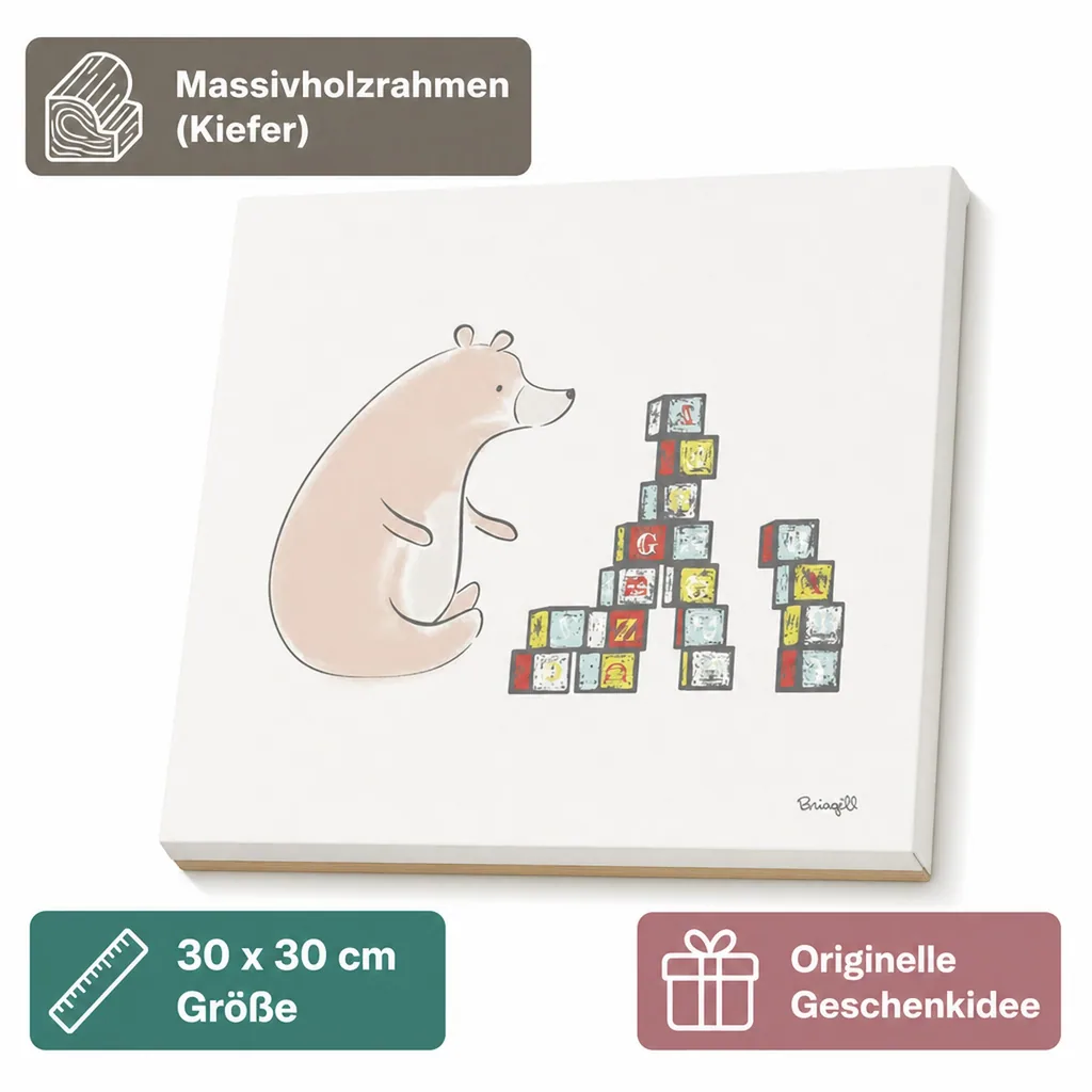 Lilipinso Bild Bär & Klötze