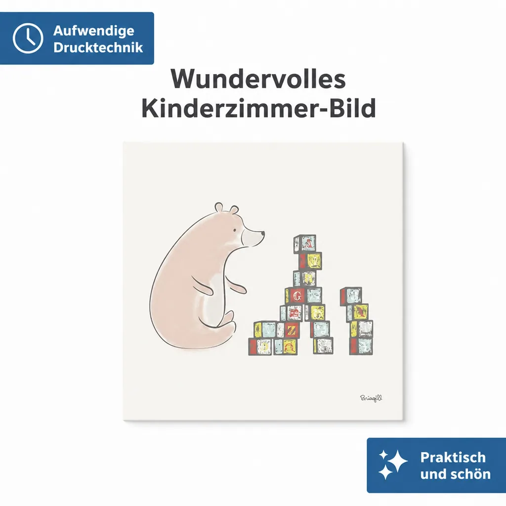 Lilipinso Bild Bär & Klötze