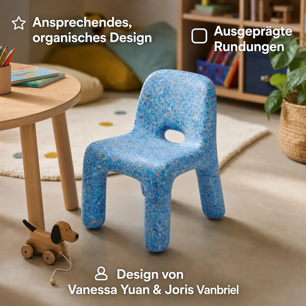 ecoBirdy Kinderstuhl - Charlie Chair Sky