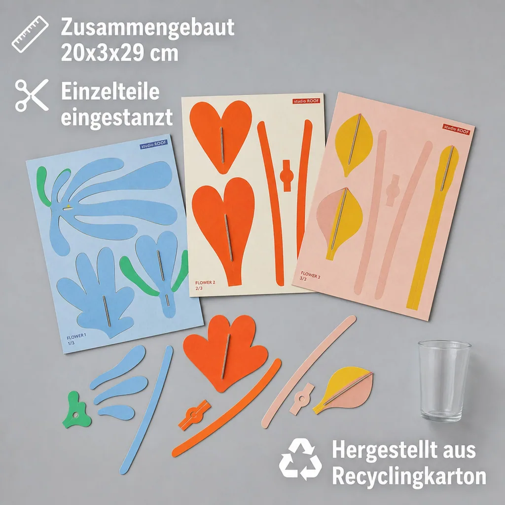 Studio Roof Herbstblumen Pappe