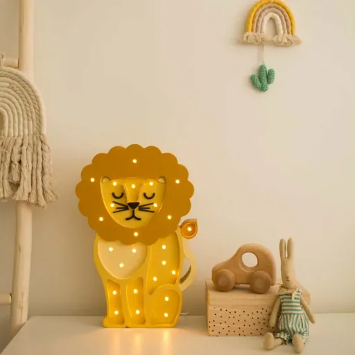 little lights Led Deko Kinderlampe Löwe