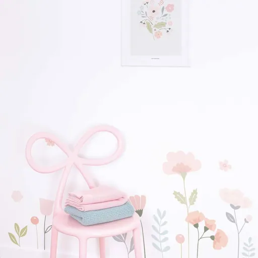 Lilipinso Poster Blumen rosa pastell