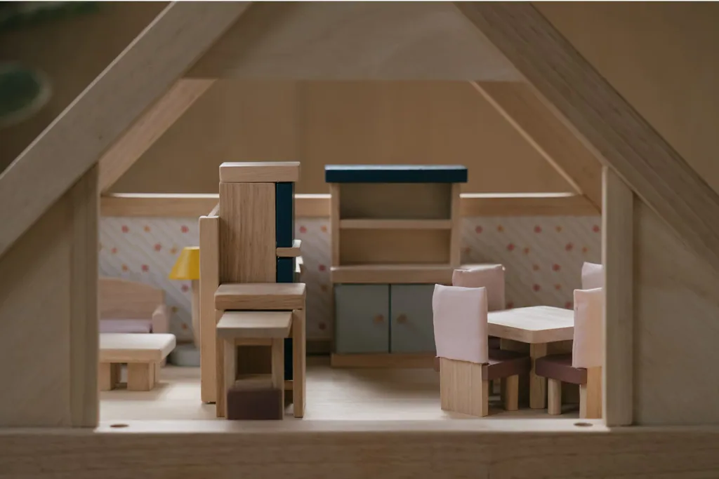 Plan Toys Esszimmer Orchard Zubehör für Puppenhaus