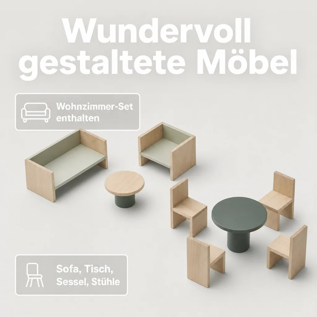 Liewood "Gillian" Puppenhausmöbel grün