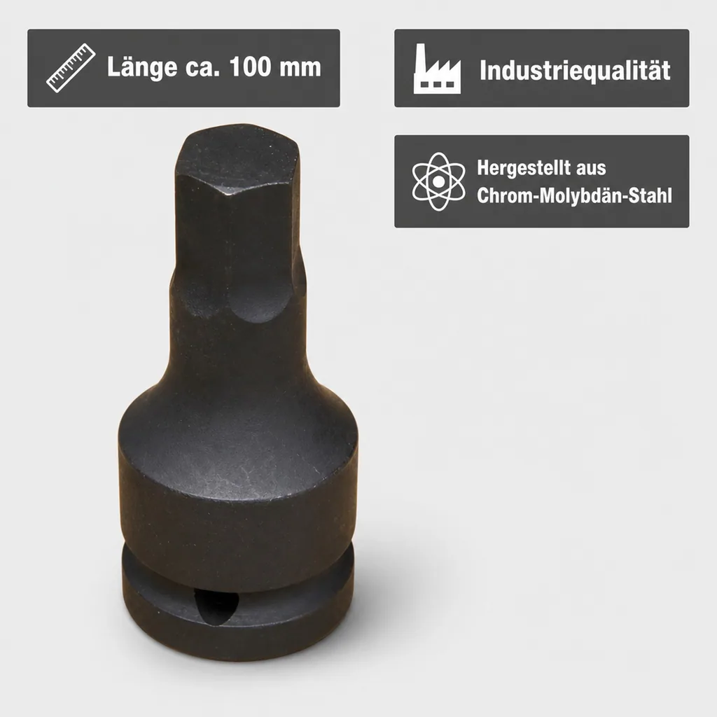 3 4 zoll Innensechskant Nuss, H17, Schlagschrauber Nuss, Cr-Mo