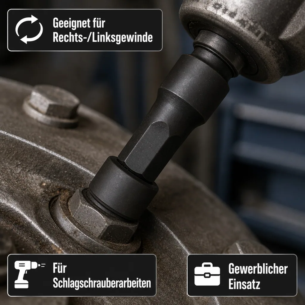 3 4 zoll Innensechskant Nuss, H17, Schlagschrauber Nuss, Cr-Mo