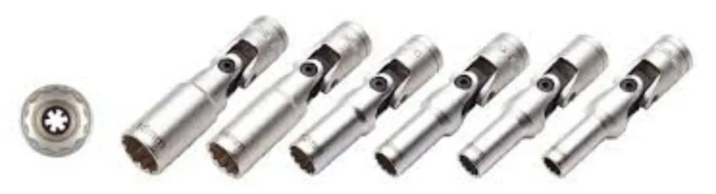 Glühkerzenschlüssel, 10mm Gelenk-Nuss, 3/8 Zoll