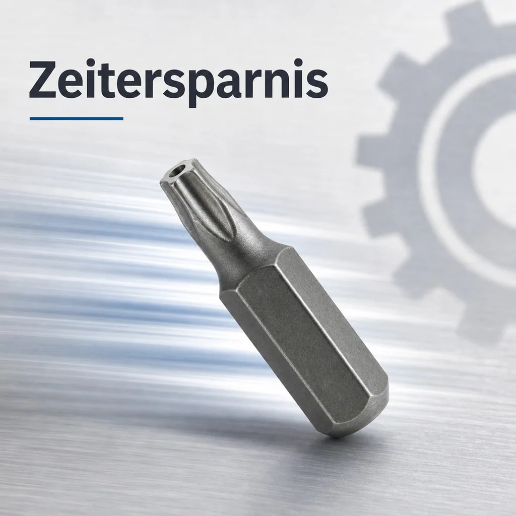 Innensechskant Bit, Innensechskant mit Stirnloch, T27, 30mm, S2 Stahl Bit