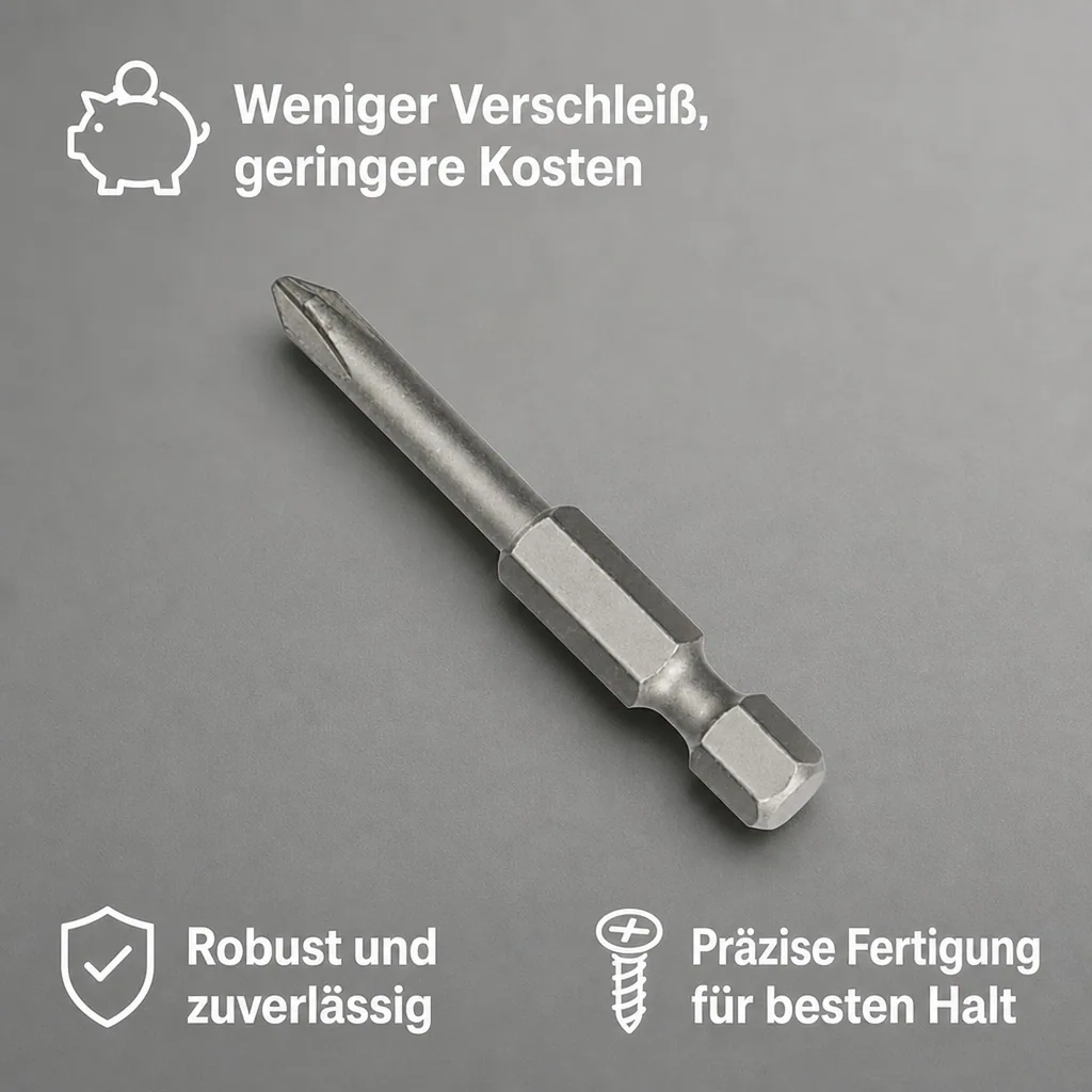 PH3 Bit, Langbit 200mm, S2 Stahl, Industrie Qualität