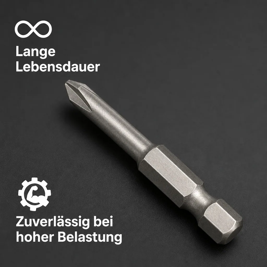 PH3 Bit, Langbit 50mm, S2 Stahl, Industrie Bit
