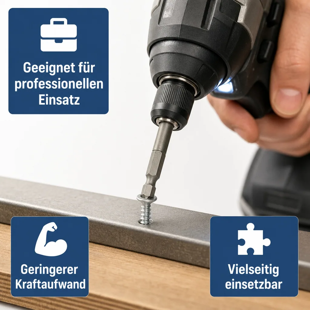 PZ2 Bit 75mm, S2 Stahl, Kreuzschlitz Bit, Langbit, Industriequalität