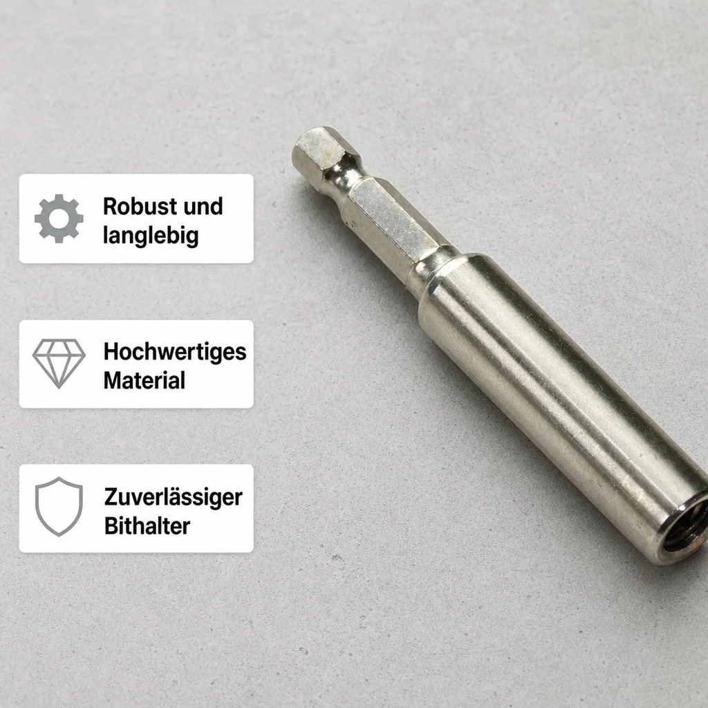 Bithalter 6,35mm HEX, 75mm, mit C-Ring