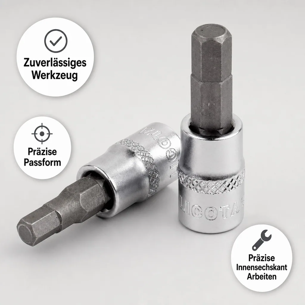 Innensechskant Nuss 1/2 Zoll, Stecknuss 14mm