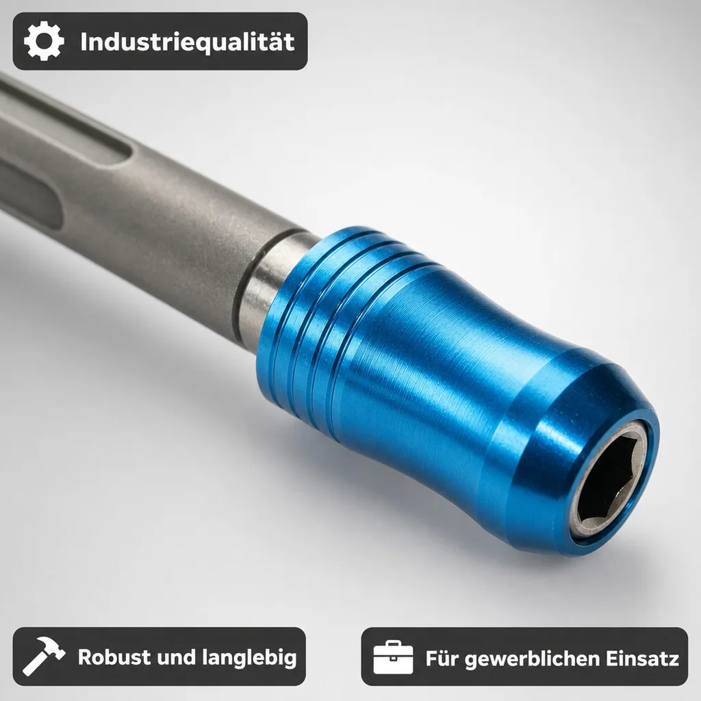 SDS Plus Bithalter Magnetisch, 6,35mm Hex, 80mm