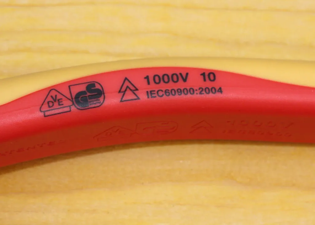 Spitzzange, 200mm VDE, isolierte Elektrikerzange