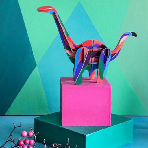 studio ROOF 3D Dinosaurier Diplodocus Pappe